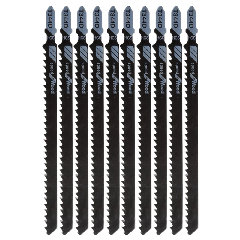 

10PCS/set Saw Blades Replacements 152mm T344D Reciprocating Jigsaw Blades Saw Cutters Clean Cutting for Wood Power Tools