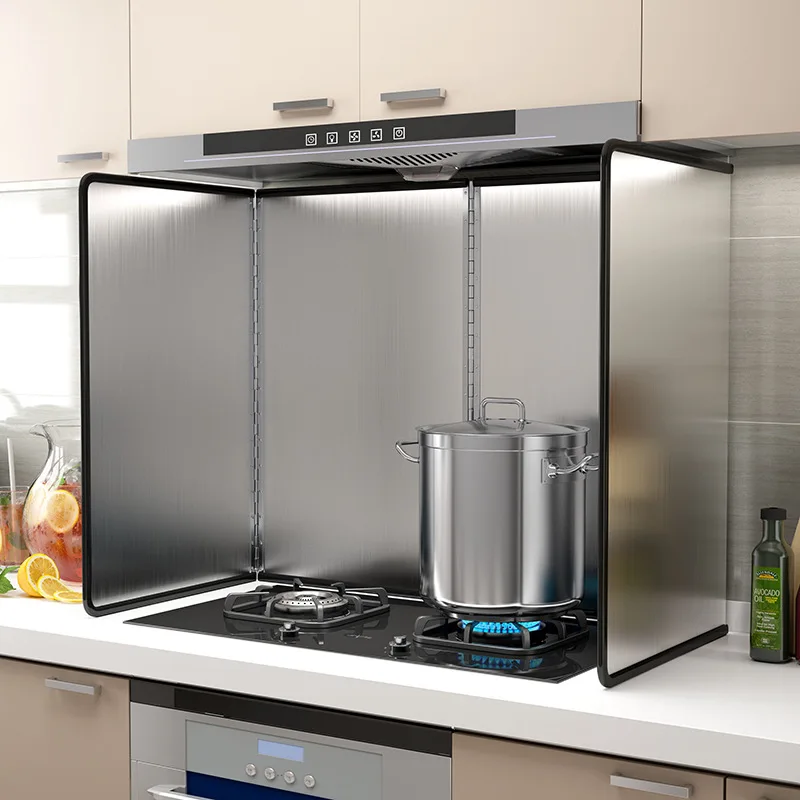 

1/2 шт., складная кухонная перегородка из нержавеющей стали