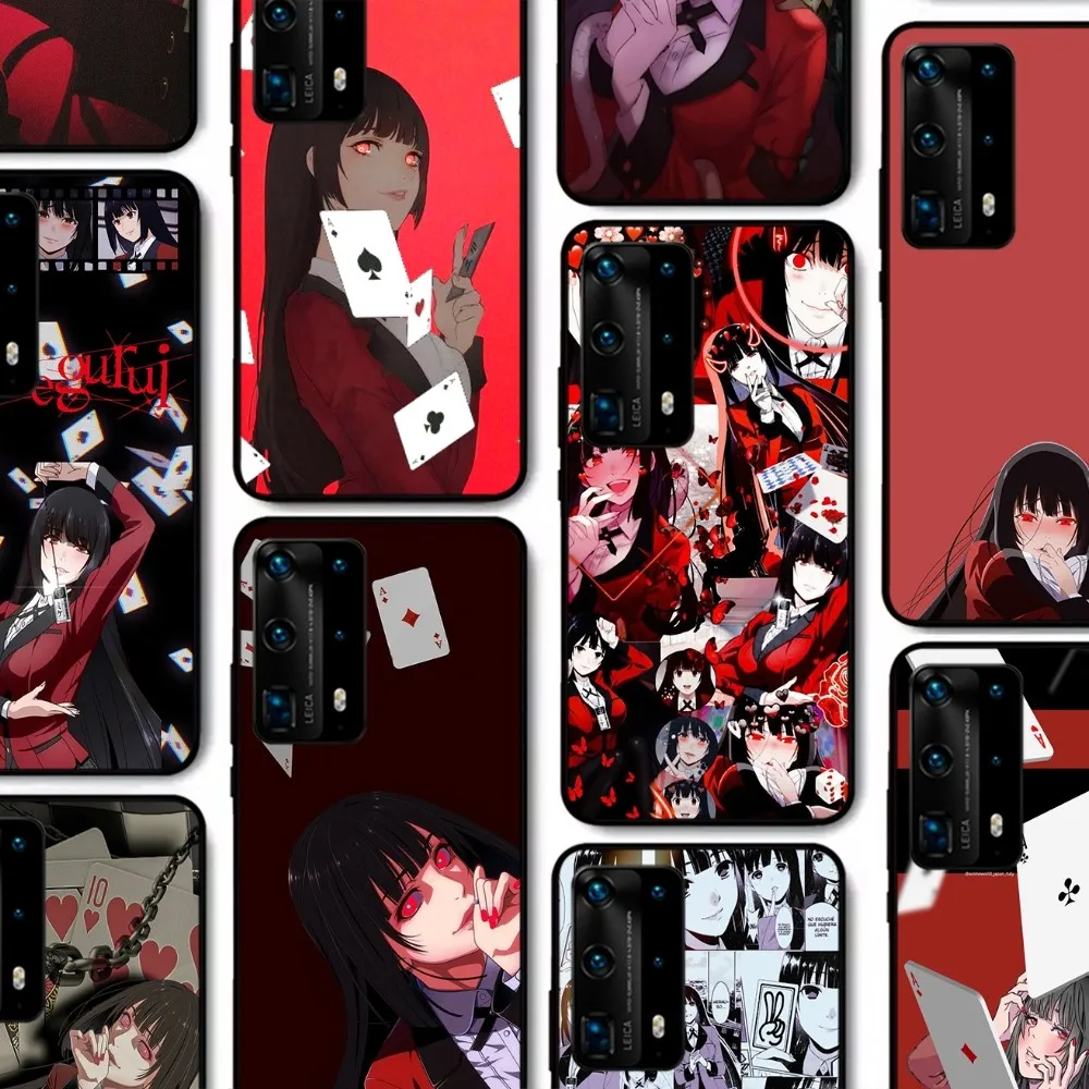 Japanese Anime Kakegurui Jabami Yumeko Phone Case For Huawei P 8 9 10 20 30 40 50 Pro Lite Psmart Honor lite 70 Mate 20lite
