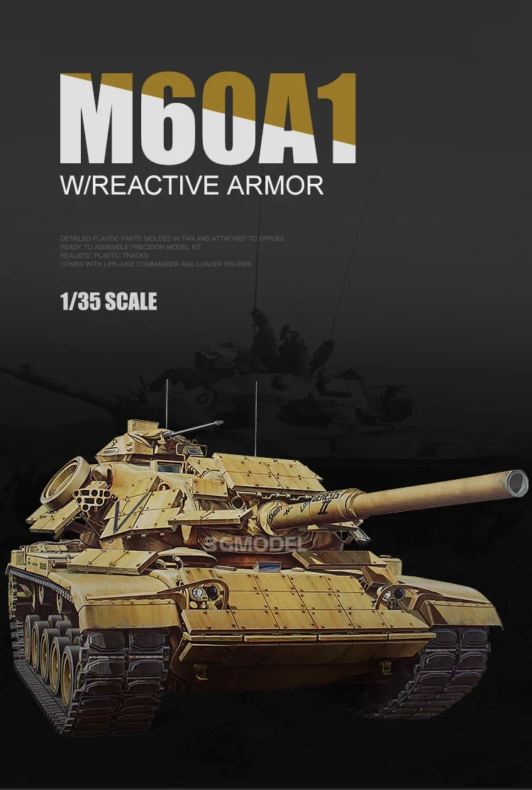 TAMIYA набор сборных моделей 35157 современный США M60A1 основной боевой танк 1/35