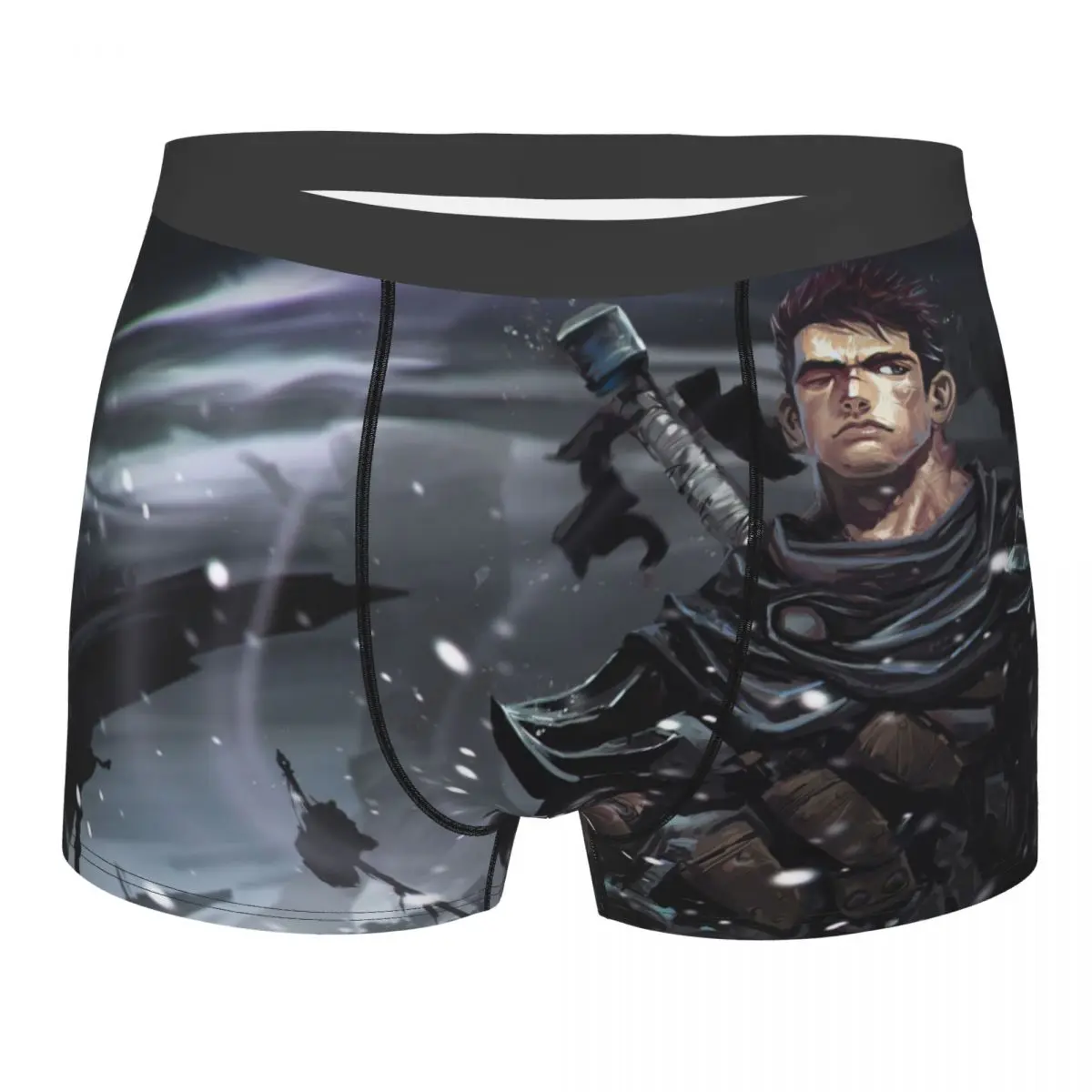 

Cool Hero Berserk Guts Manga Underpants Cotton Panties Male Underwear Print Shorts Boxer Briefs