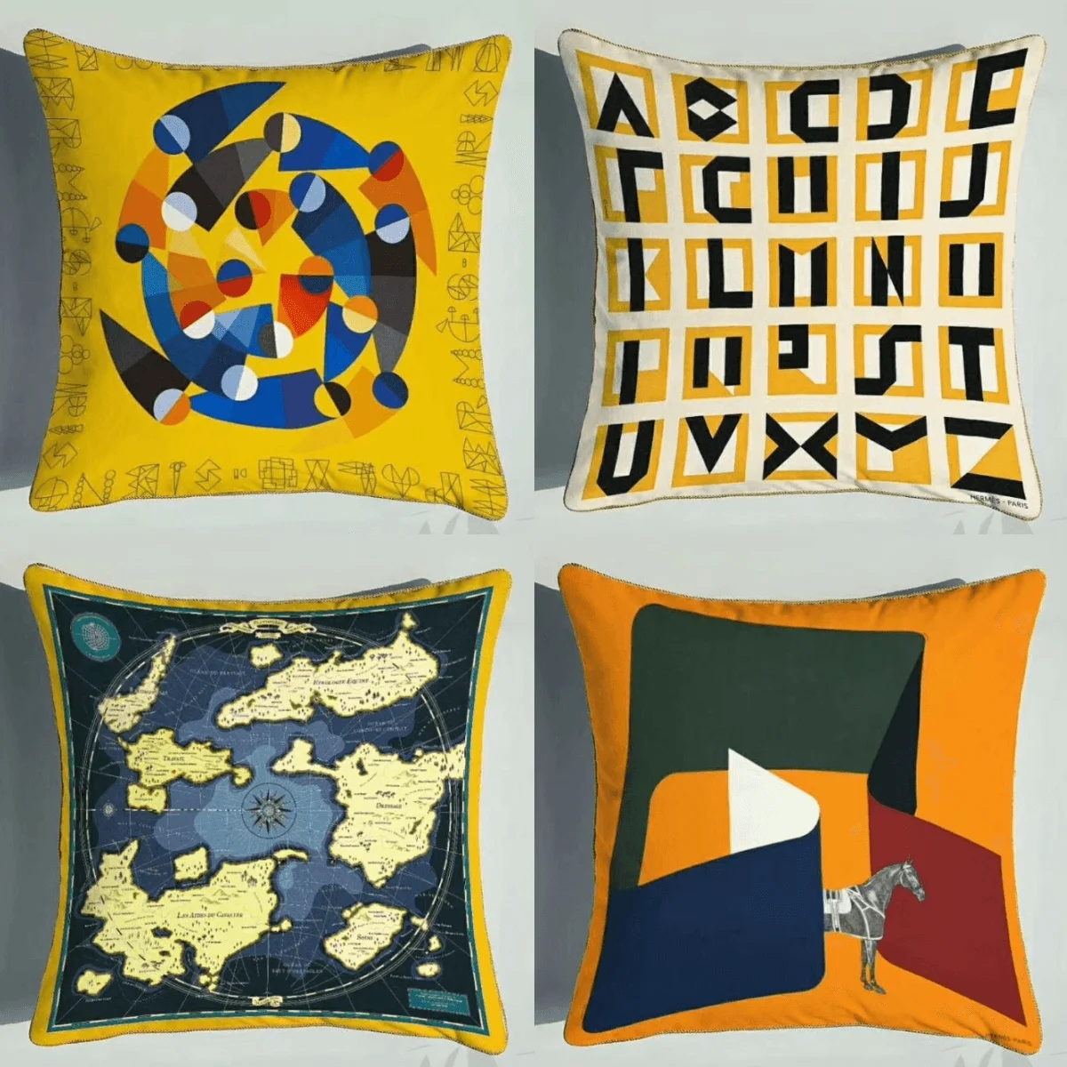 S Decor Home Decoraction Luxury H Cushions Cover  For Sofa C