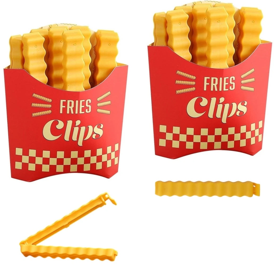 

12/24 Pcs Travel Kitchen Accessories Portable Storage Food Snack Sealing Bag Clips Sealer Clamp Tool Food Preserve Fridge Magnet