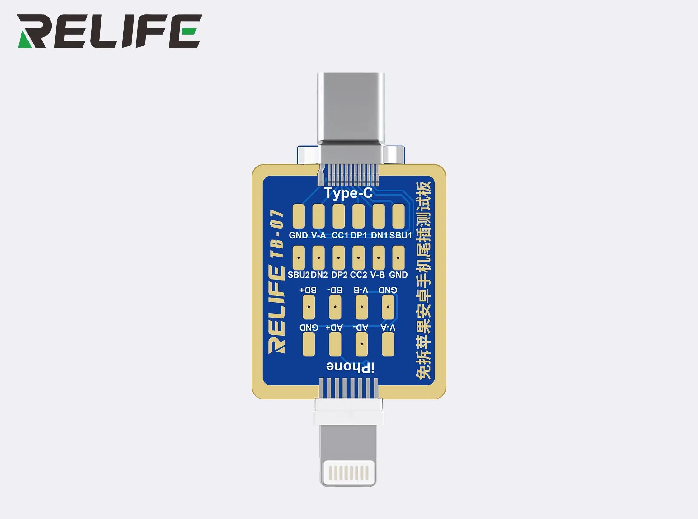 

Тестовая плата RELIFE TB-07 для Type-C