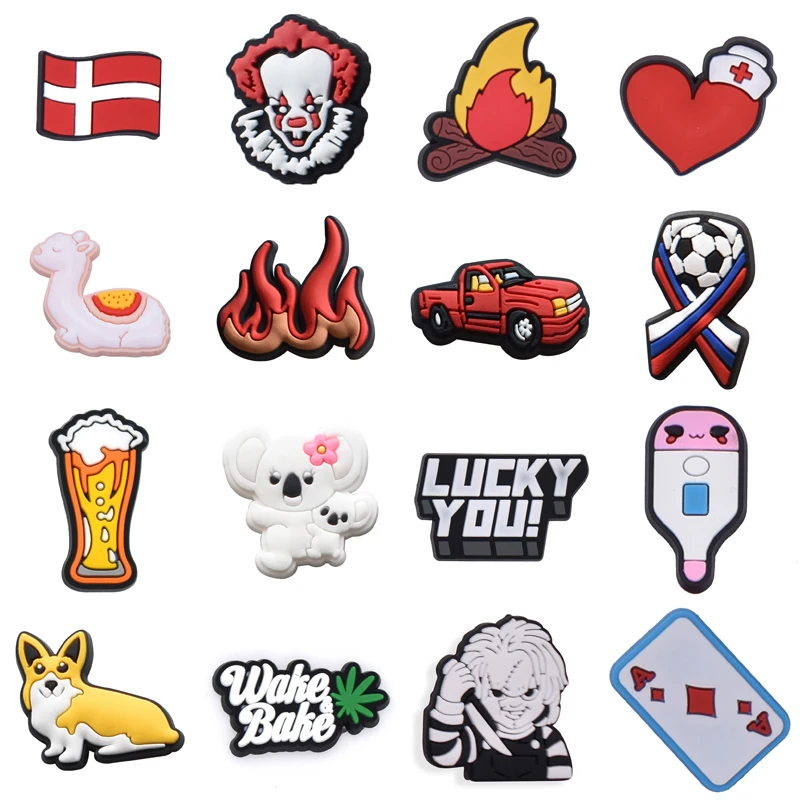 

Women Charm Shoe Charms Accessories Decorations PVC Buckle Decorations for Crocs Wholesale Bulk Gifts Pins Shoes Accessories