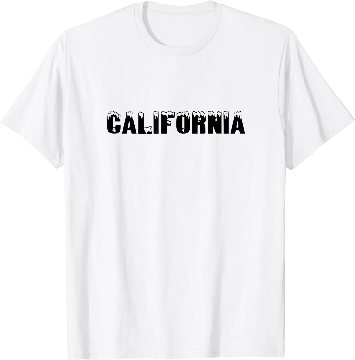 

Snowcapped California - Californian Winter Souvenir T-Shirt