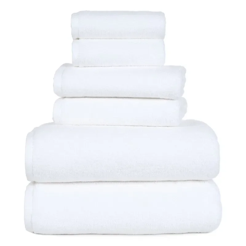 

Soft White High Quality 5-Piece Cotton Bath Towel Set