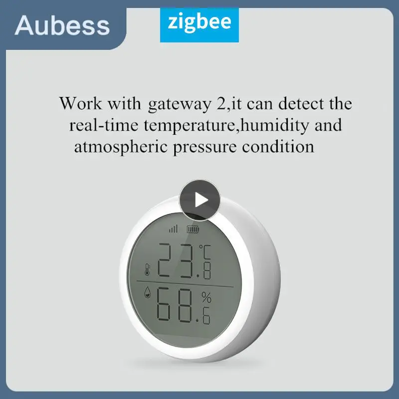 

1/2/3PCS Humidity Sensor Zigbee Wireless Temperature Sensor Battery Powered Home Automation Scene Security Alarm Smart Home