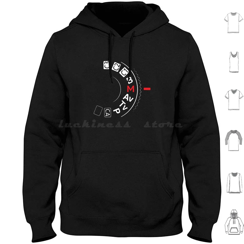 

Shoot Manual Photographer Photography Lover T-Shirt-Photography Day T-Shirt Hoodie cotton Long Sleeve Camera Ring