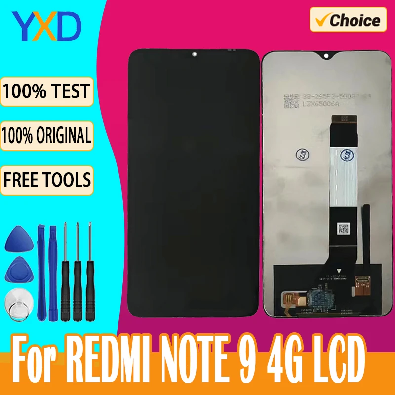 Оригинальный ЖК-экран 6 53 дюйма для Xiaomi Redmi Note 9 замена экрана 10X 4G ЖК-дисплей M2003J15SG