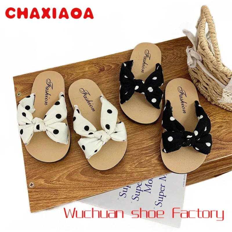 

Professional girls new sandals for summer 2023 kids polka dots