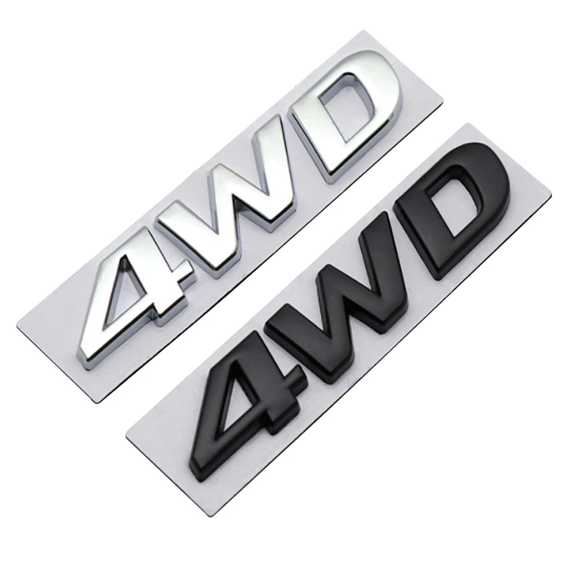 

4WD car logo suitable for hyundai IX25 IX35 new Tucson Santafe personality four-wheel drive tail label stickers Trunk letter