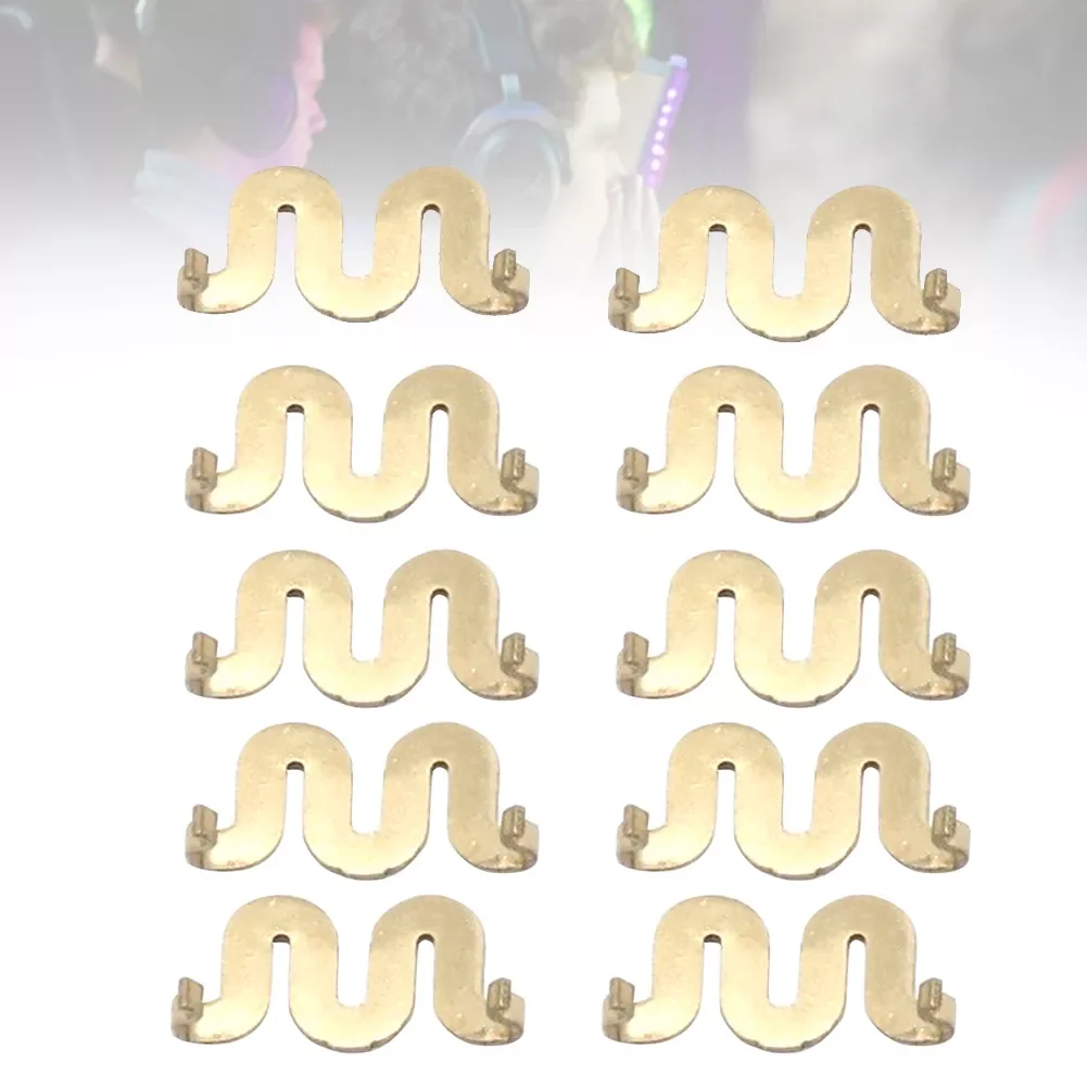 

10pcs Repair Durable Metal Buckle Wireless Headphone Lock Connector Parts Mini Sheet Spring Piece S Type Replacement For Beats