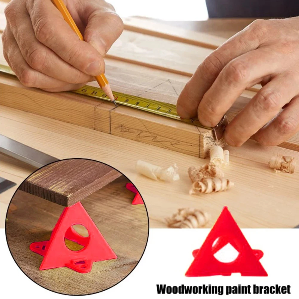 Plastic Pyramid Stands Triangle Paint Pad Feet Rack Painting Woodworking Support Stands Portable Woodworking Carpenter Hand Tool