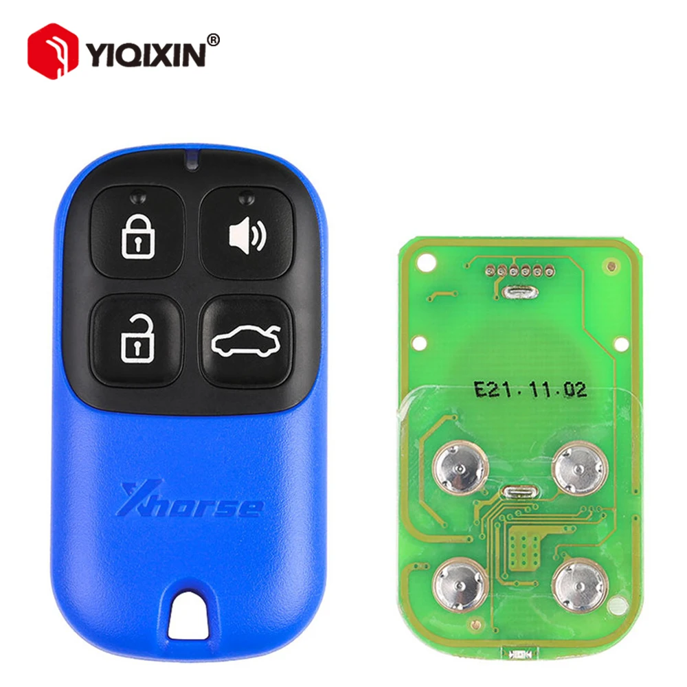 

Xhorse XKXH01EN 4 Buttons Universal Remote Key For VVD2/VVDI Key Tool English Version