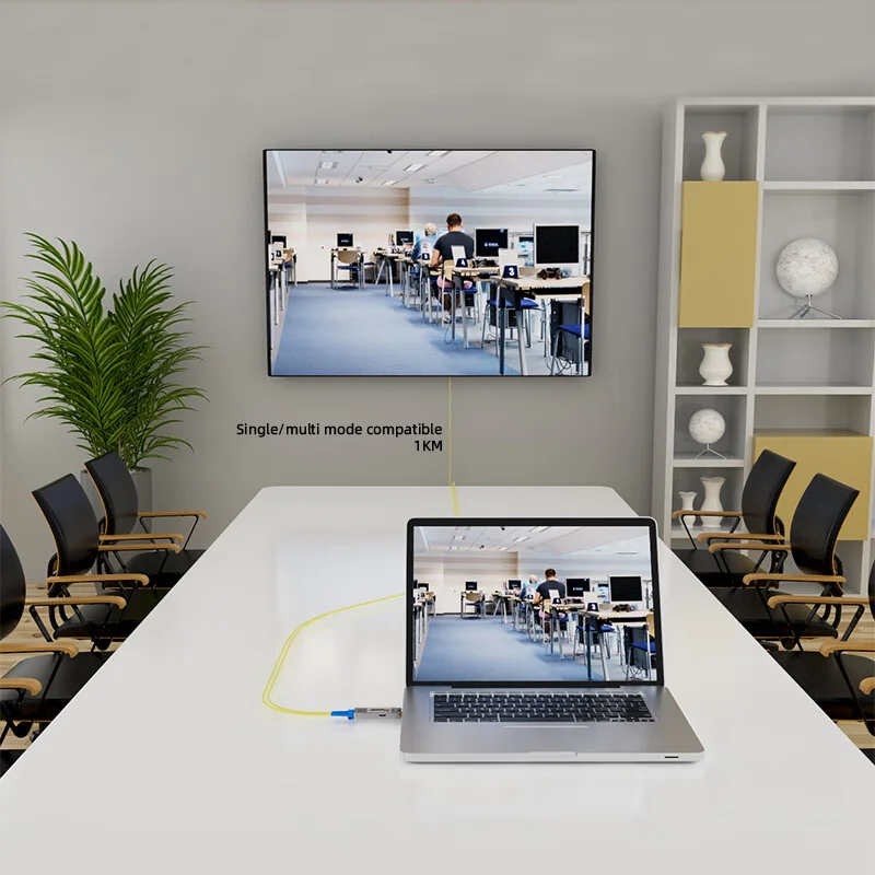 4k30 оптический волоконный HDMI удлинитель 1 км-20 км индивидуальный 4K