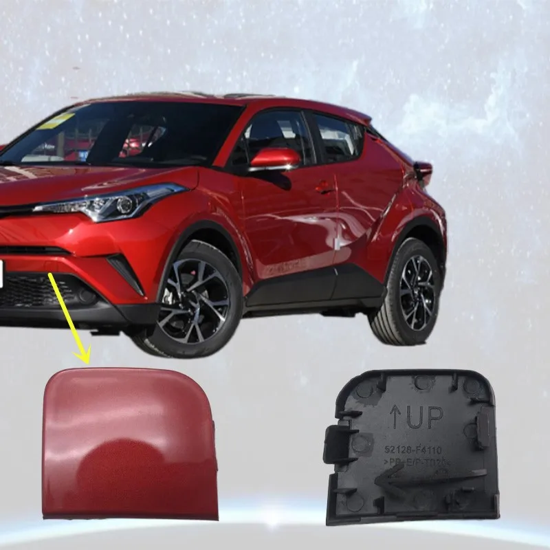 

QDPATRICK Front rear Towing Hook Cover front Trailer Cover Cap Front Bumper Tow Hook Cover Cap For Toyota C-HR CHR 2016-2021
