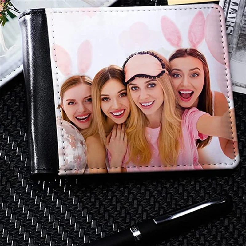 

4 шт., сублимационный бумажник для мужчин