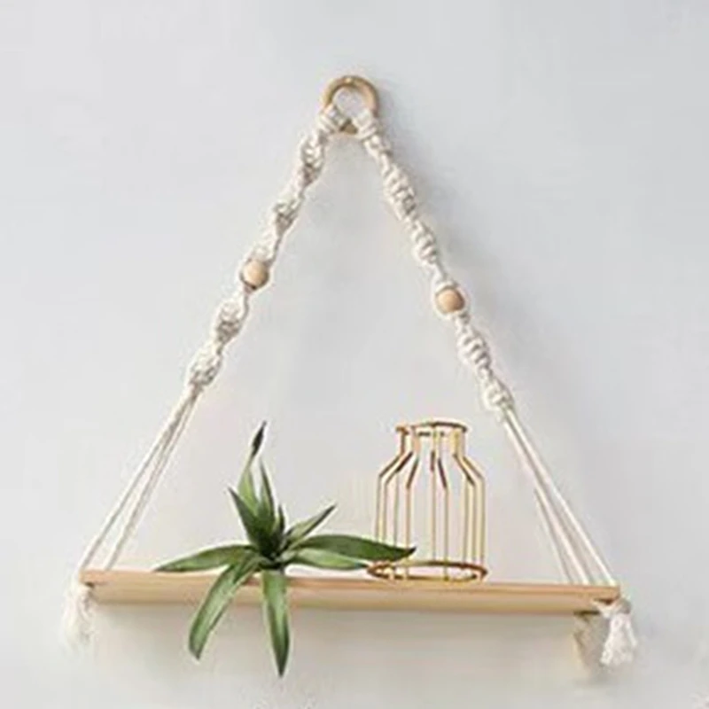 Полка в стиле бохо декоративные полки на стену деревянное украшение для спальни