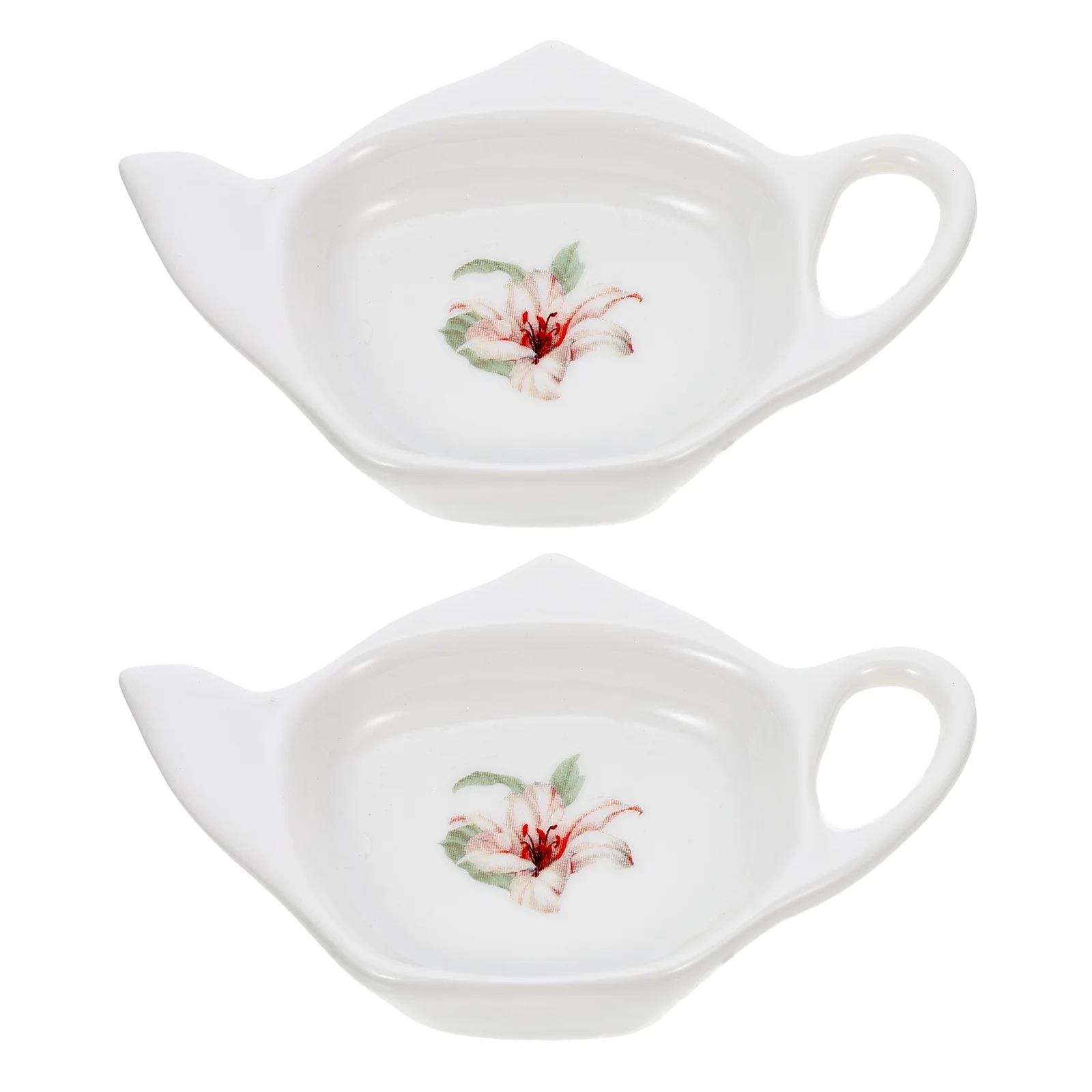 

Teaholder Dish Rest Ceramic Spoon Plate Saucer Sauce Porcelain Teabag Tray Appetizer Soy Teaspooncoffee Bowls Coaster Dipping