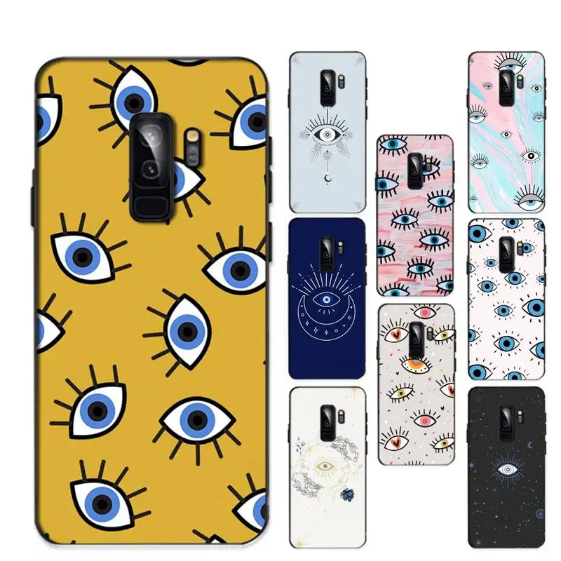 

RuiCaiCa Evil Eye Phone Case for Redmi 8 9 9A for Samsung J5 J6 Note9 for Huawei NOVA3E Mate20lite cover