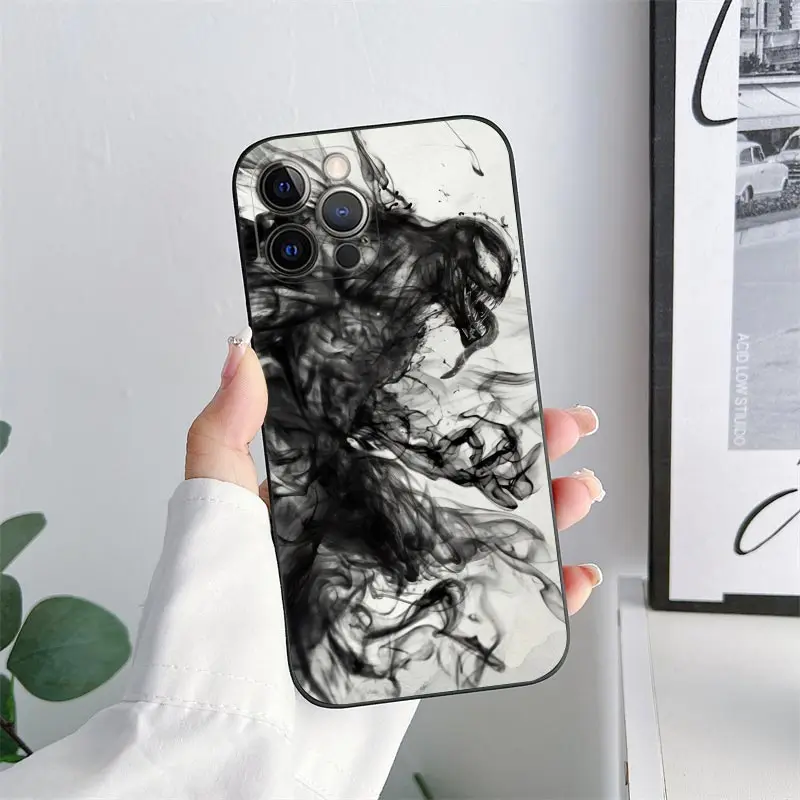 Чехол для телефона Marvel Black VENOM для Honor 600 Lite 400 Pro X9D X8D X7D X6D X9B X8B X7B X9C X9A X5C Y7 Y9 2019 Magic 6 7 Lite (art.: 3920dae8efce9) - 3920dae8efce9