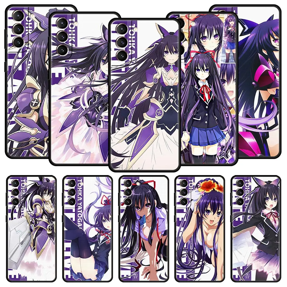

Date A Live Tohka Yatogami Phone Case For Samsung Galaxy S22 S20 FE S10 Plus S21 Ultra 5G S10E S9 S8 Note 10 Lite 20 Soft Cover