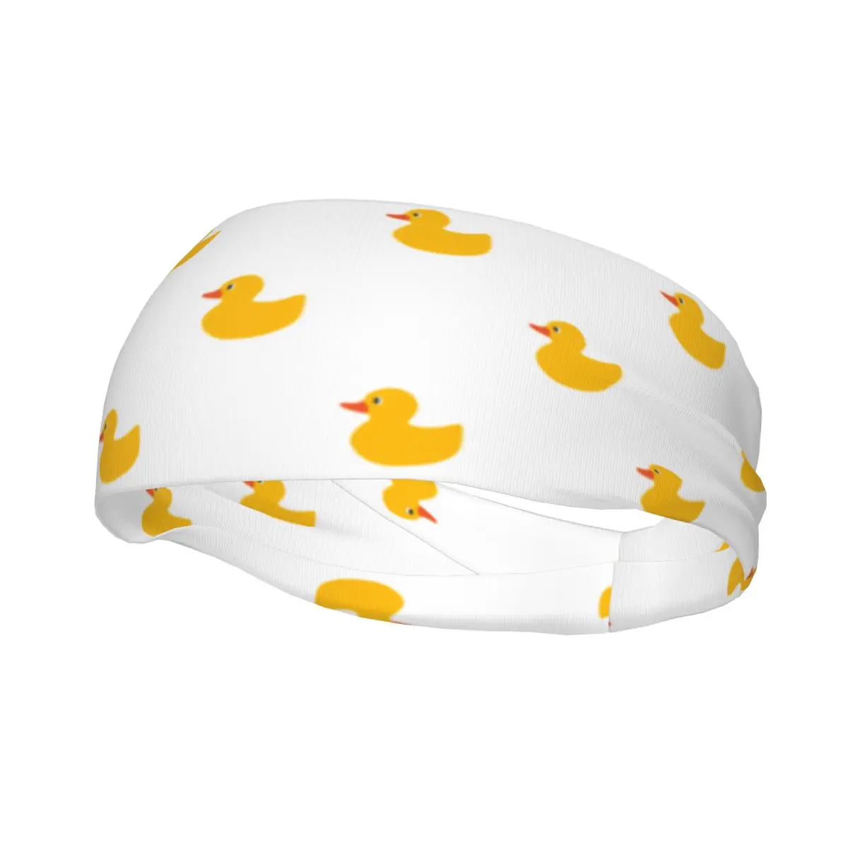

Cartoon Yellow Duck Pattern Sweatbands for Women Men Elastic Sweat Headband Jogging Yoga Hair Bandage Anti-slip Hair Turban
