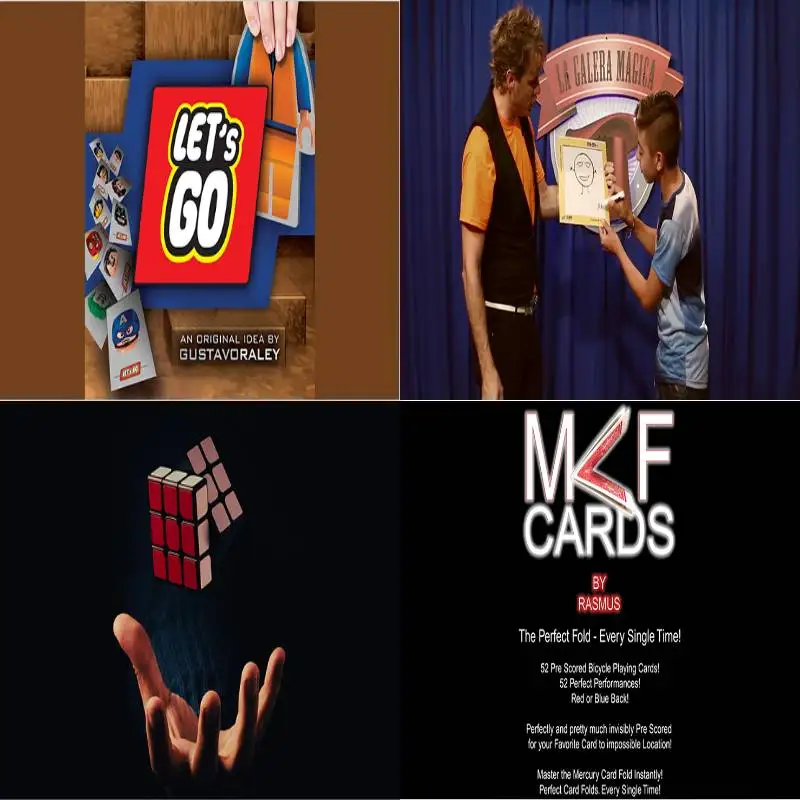

2022 Let's Go by Gustavo Raley,M and Magic by Gustavo Raley,Magikub 2.0 by Federic,MCF Cards by Rasmus Magic Trick