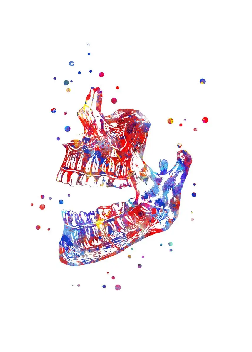 Художественный постер на холсте с эффектом акварели |