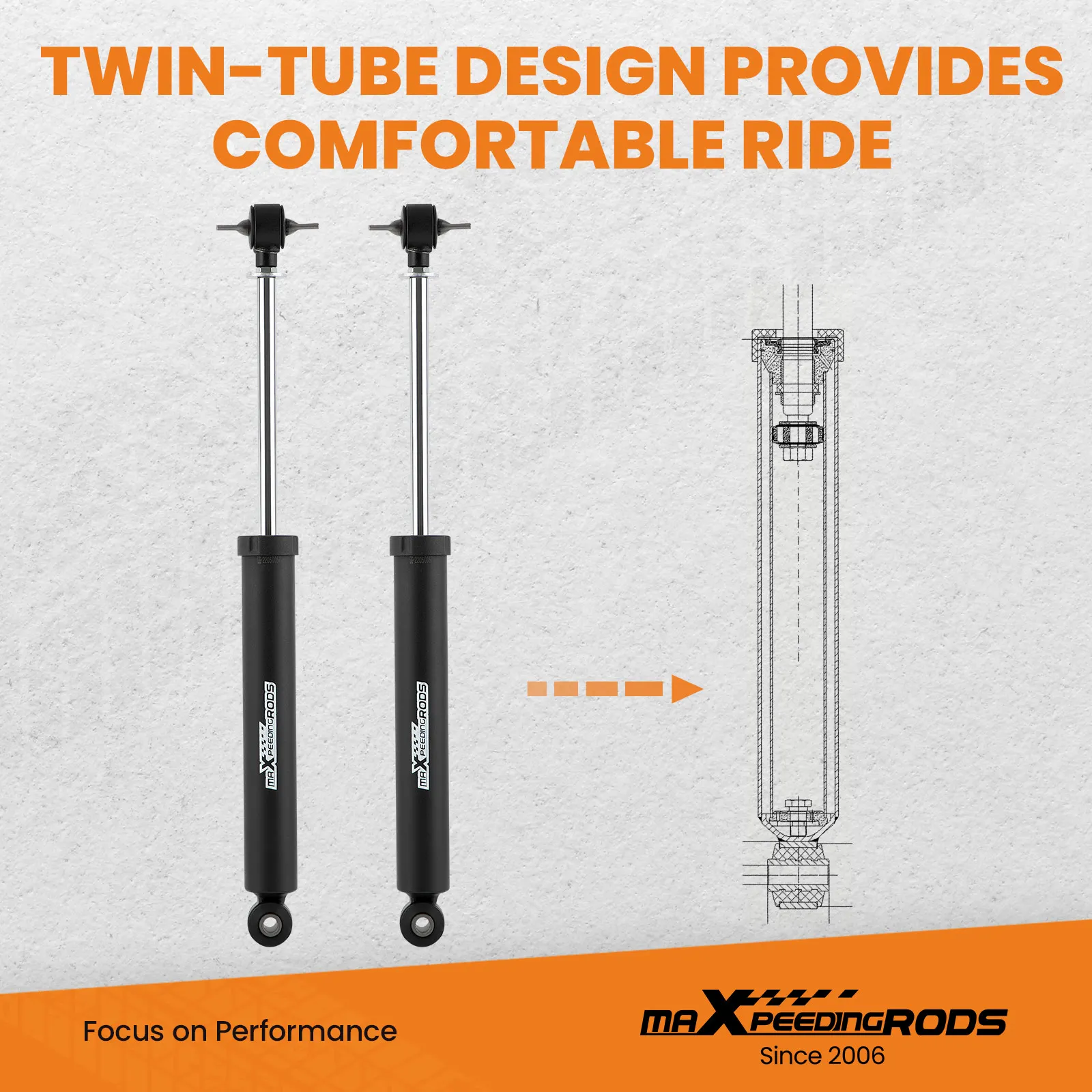 

Задние амортизаторы 0-3 дюйма для Jeep Wrangler JK Unlimited 2WD 4WD 2007-2010 гг.