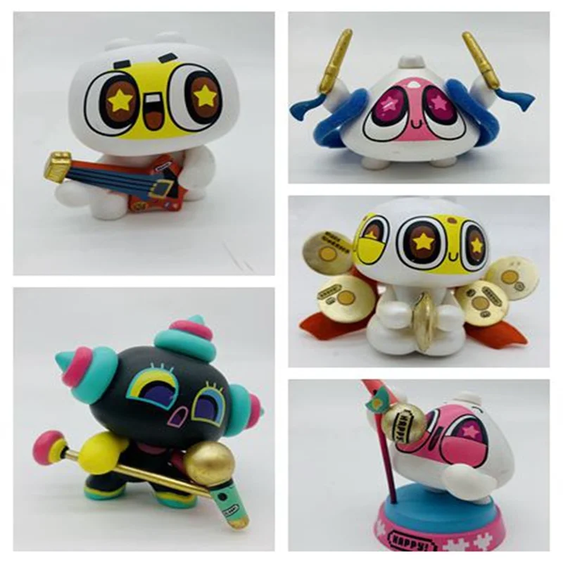 

Миниатюрная Фигурка Воина серии Super Sound Wave, милая миниатюрная кукла Q Version, коллекция украшений