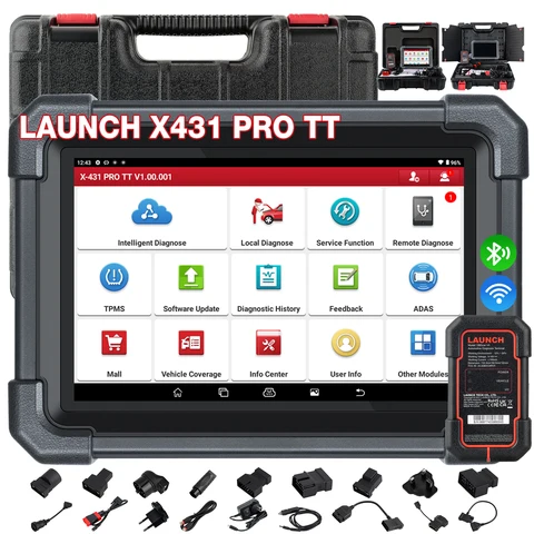 Диагностический инструмент LAUNCH X431 PRO TT, 8 дюймов, разъем DBSCar VII 37 +