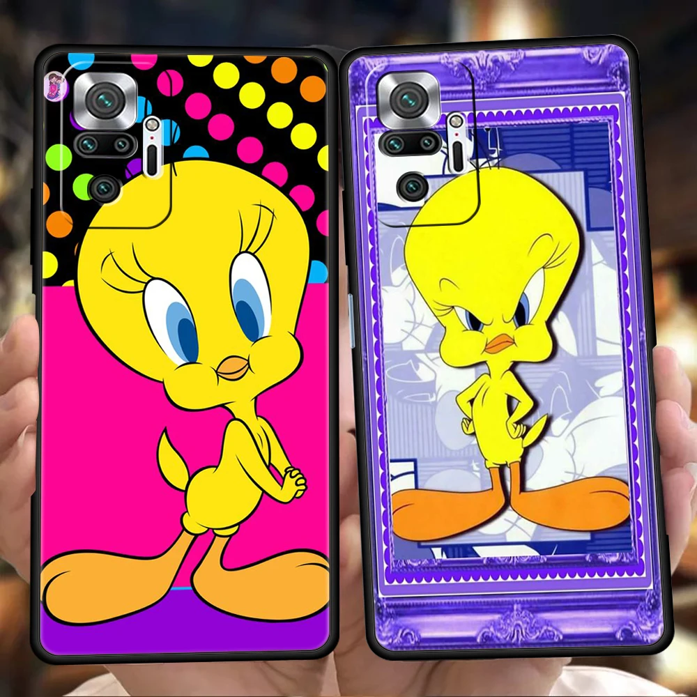 

Cartoon Tweety Bird Piolin Phone Case Cover for Redmi K50 Note 10 11 11T Pro Plus 7 8 8T 9S 9 K40 Gaming 9A 9C 9T Pro Plus Soft