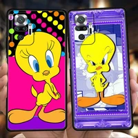 cartoon tweety bird piolin phone case cover for redmi k50 note 10 11 11t pro plus 7 8 8t 9s 9 k40 gaming 9a 9c 9t pro plus soft