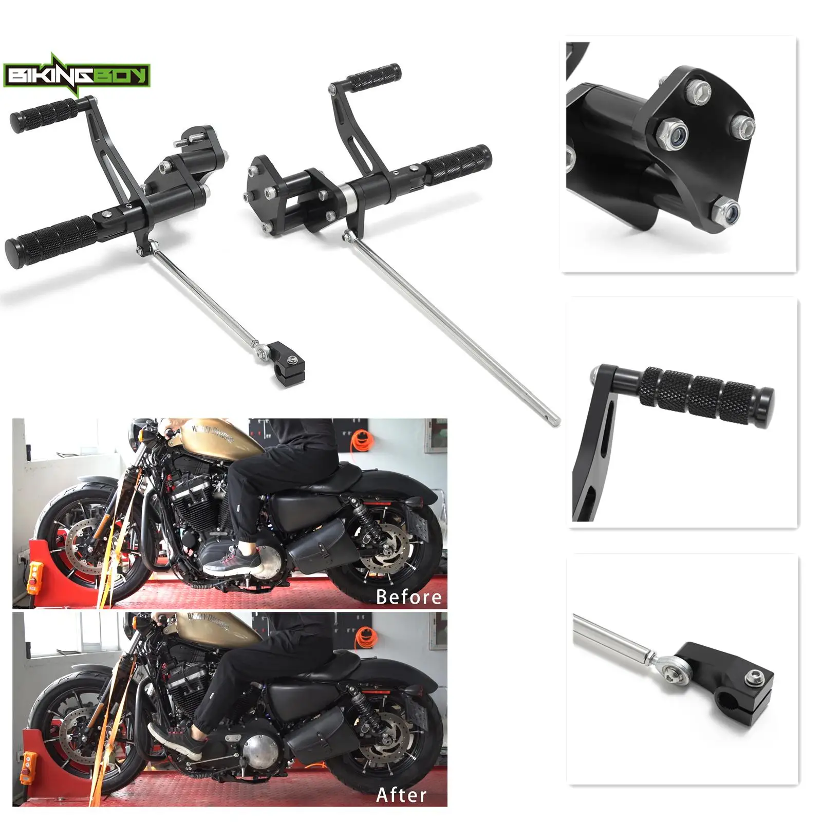 

Переднее управление BIKINGBOY Sportster XLH XL883N XL1200X XL1200V XL883L XL883R XL1200C 87-22 98 99 01 02 03 04 05 06 07 08 09 10