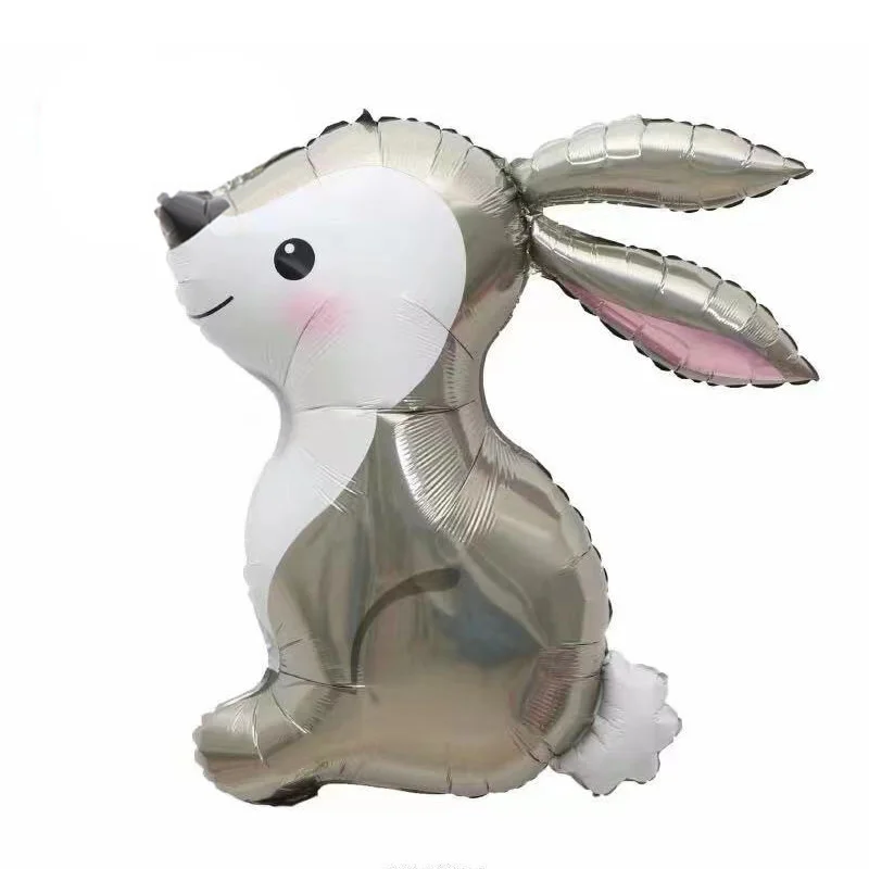 

2022 Easter Decoration for Home Rabbit Shaped Balloons Jungle Bunny Forest Animals Balloon Wedding Birthday Party Decoration