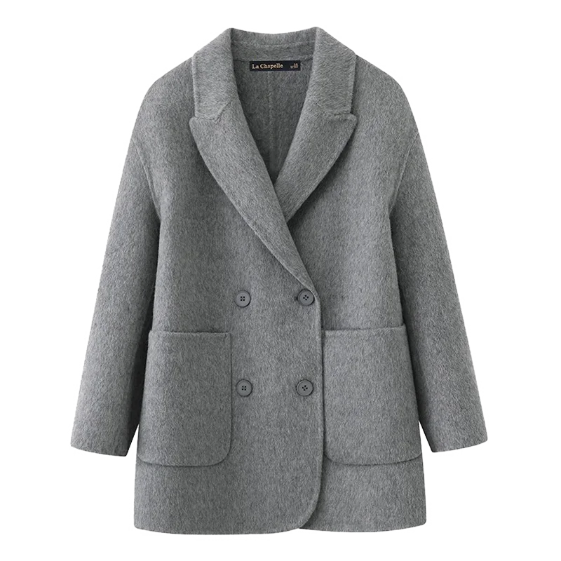 Pure Wool Double-sided Cashmere coat Women's Popular 2024 New Woolen Jacket Coat