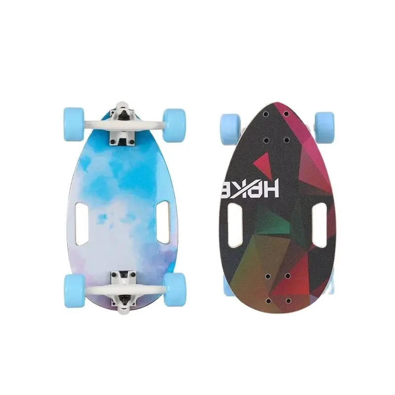 Mini Cruiser Skateboard Egg Board 8-Tier Maple Concave Deck 