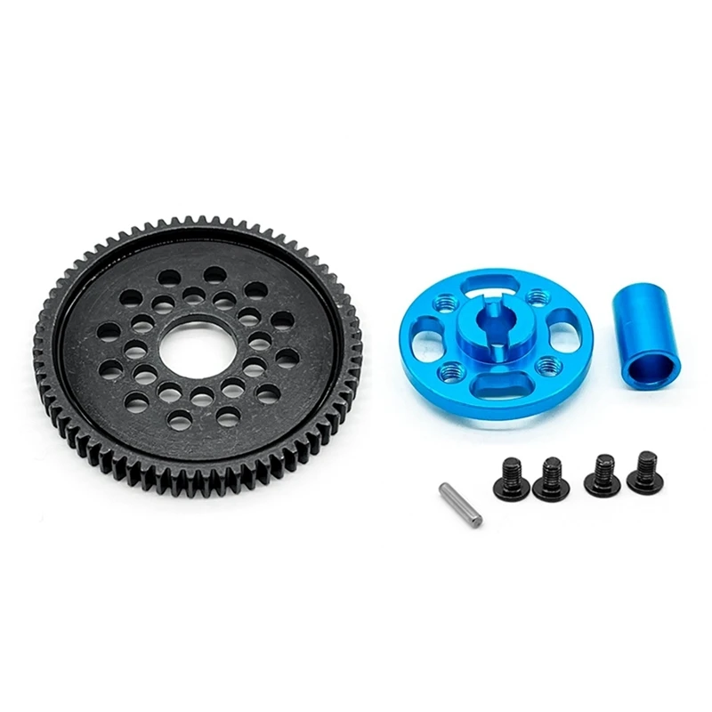 

Metal 68T Spur Gear And Gear Mount High Speed Gear Set 54500 For Tamiya TT-02 TT02 1/10 RC Car Upgrade Parts