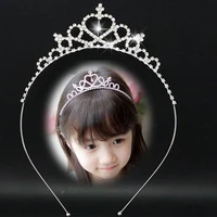 fashion princess crystal tiaras and crowns headband kid girls love bridal prom crown wedding party accessiories hair jewelry
