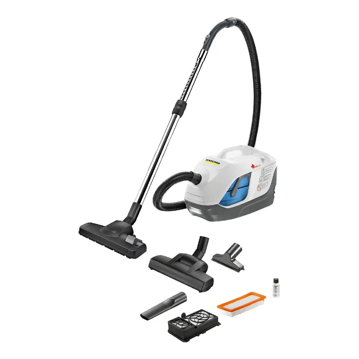 Пылесос с водным фильтром Karcher DS 6 Premium Mediclean (Мощность 650 Вт аквафильтр объемом 2 л