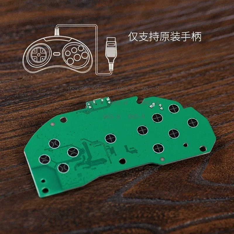 Фото Комплект для модификации Bluetooth-геймпада в стиле ретро, совместимый с NES, SFC, MD, беспроводные DIY-детали для сборки контроллера №2
