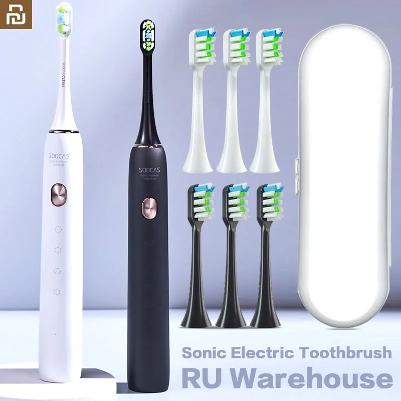 

Xiaomi SOOCAS Sonic Electric Toothbrush X3U Ultrasonic toothbrush head cleaner Adult Automatic Smart Teeth whitening：From youpin