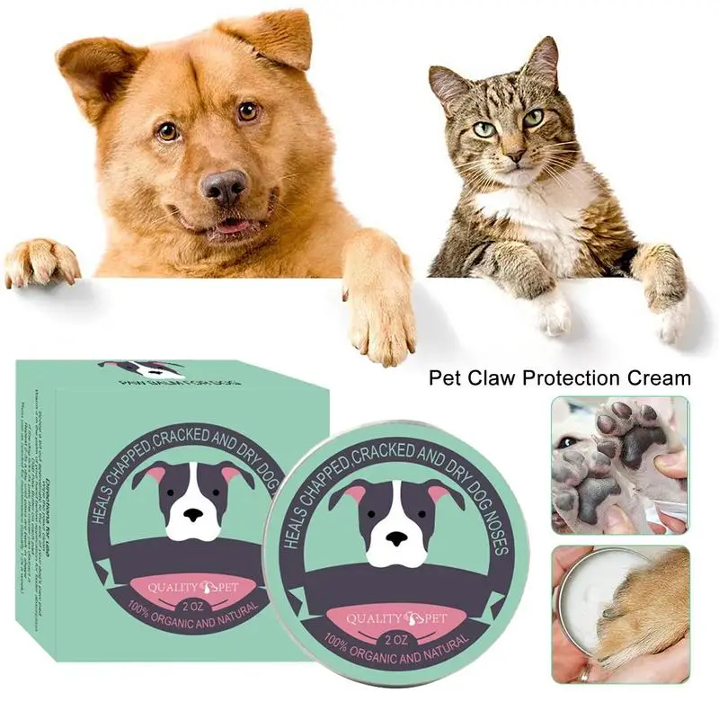 

Pets Paw Care Cream Dogs Cats Foot Moisturizer Balm Kitten Puppies Lick Safe Paw Wax Dry Cracked Pads Claw Ointment Sooth Lotion