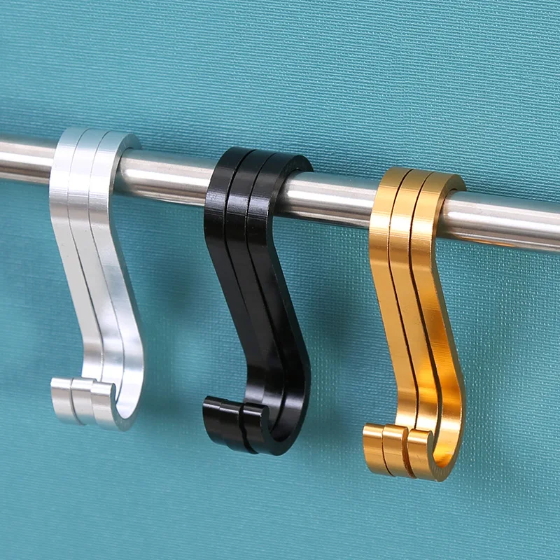 

1/5/10 шт Высокое качество алюминиевые S крючки для спальни, кухни, многофункциональный подвесной крючок, держатель застежки, Висячие инструме...