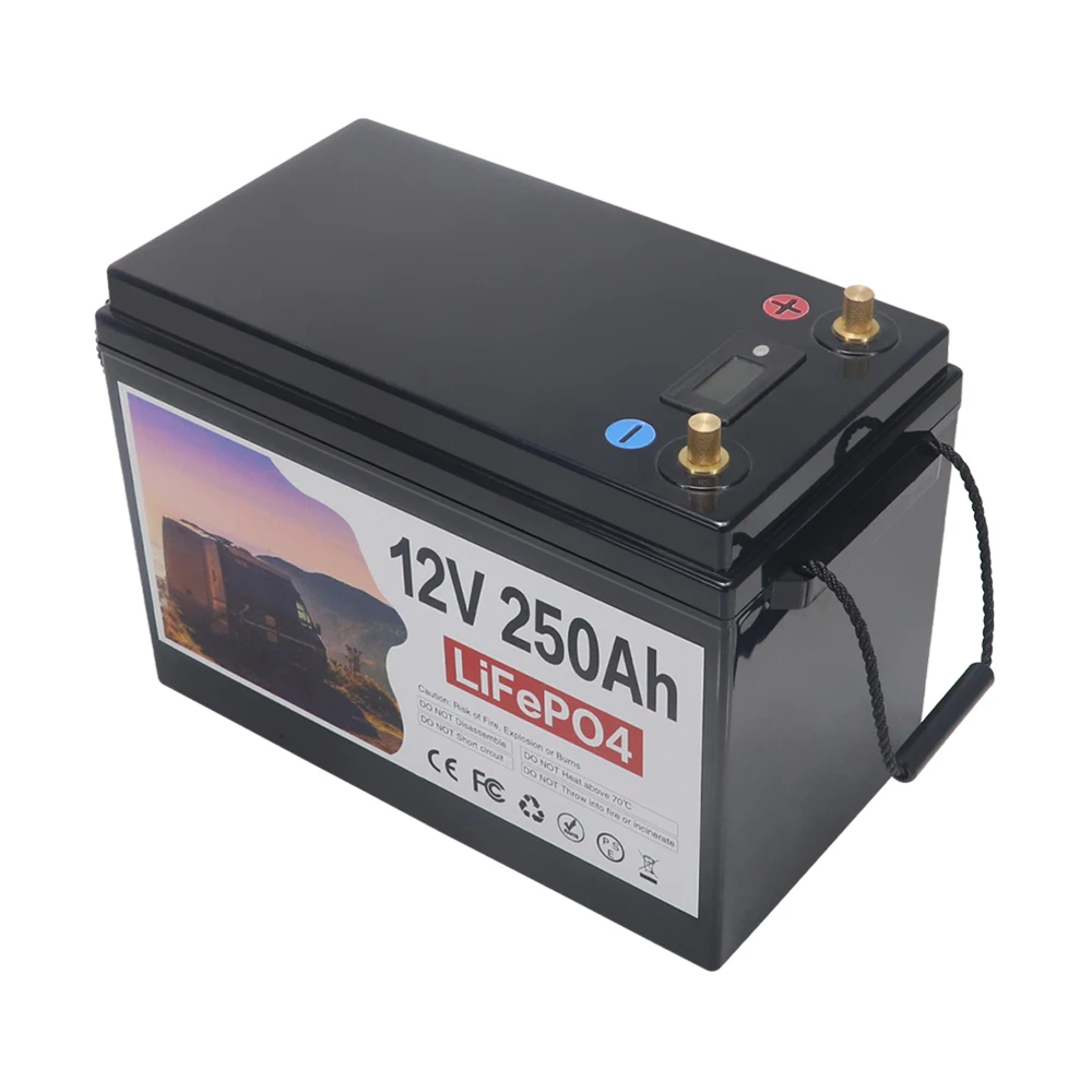12 В 6000 Ач LiFePo4 аккумуляторная батарея встроенные BMS литиевые железо-фосфатные