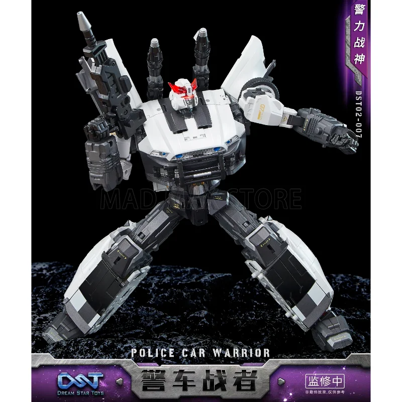 Фото Новые игрушки Dream Star Toys DST02-007: Мощный Бог Войны, Полицейский Бог Войны, Воин-полицейский на машине, Коллекционные фигурки, Подарки №3