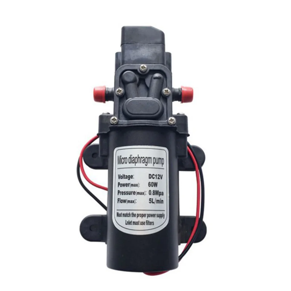 12V 60W Automatic Diaphragm Pump Mini Electric Car Washing Water Sprayer Home Garden Fountain Tools |