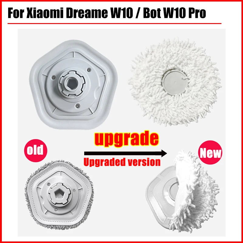 

Новинка съемные тряпки для швабры аксессуары для Dreame W10 / W10 Pro тряпка многофункциональная моющаяся усовершенствованная Швабра робот-очисти...